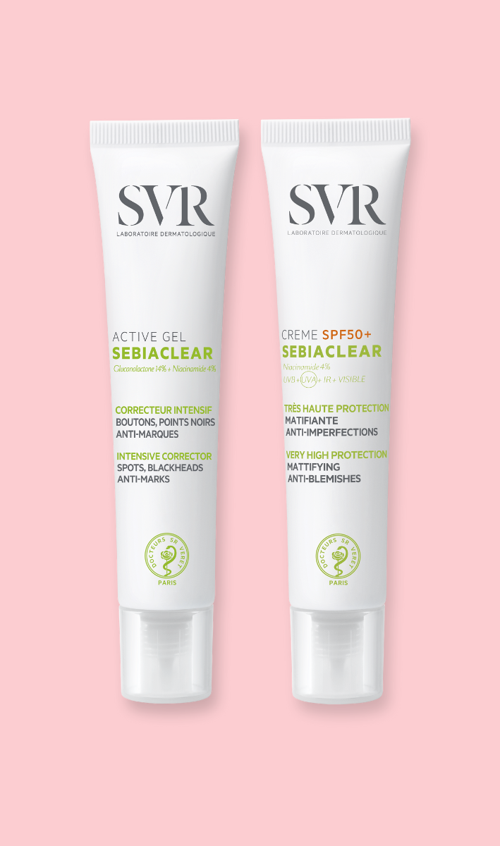 Active Gel + Creme SPF50+ de Sebiaclear
